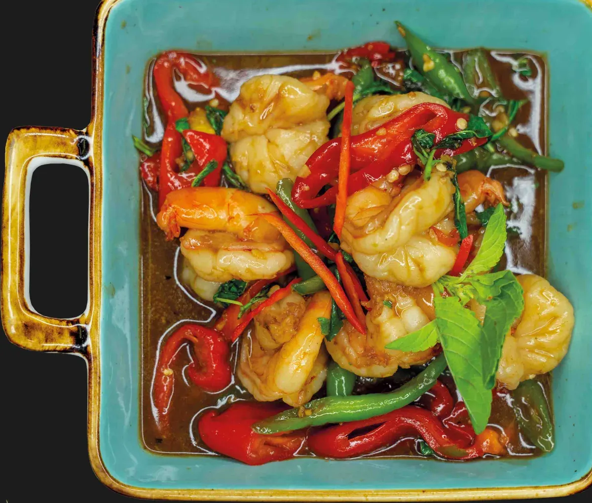 Pad Gra Pao — Gericht aus der Thai-Karte